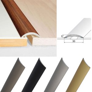 30mm Wide Anodised Aluminium Self Adhesive Door Threshold  floor trim