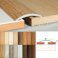 30mm Wood Effect Aluminium Floor Edging Bar Strip Trim Threshold Self Adhesive