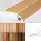 31mm Self Adhesive Aluminium Wood Effect door Threshold Ramp