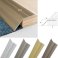 37mm Wide Non Slip Aluminium Door Floor Trim Carpet Thresholds Ramp