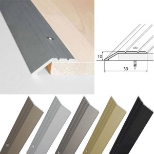 40mm Wide Aluminium Door Floor Trim Carpet Thresholds Ramp