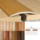 40mm Wood Effect Aluminium Door Floor Bar Edge Trim Threshold Self Adhesive