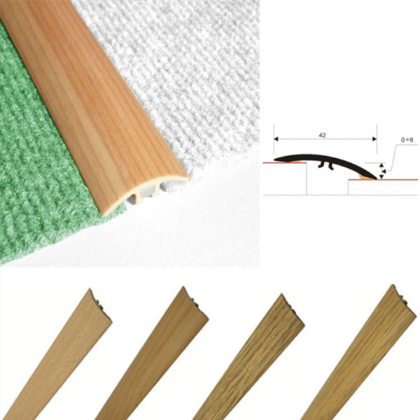 42mm UPVC Wood Effect Door Threshold Self Adhesive