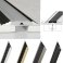 50mm Wide Aluminium Flat Non Slip Door Threshold A10 Profile Anodised