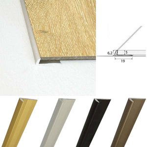 5mm Flooring Aluminium Door Thresholds for Luxury Click Vinyl Flooring