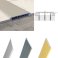 80mm Push In Profile Cover Aluminium Door Bars Threshold