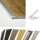 Aluminium Door Floor Threshold  For Luxury Click Vinyl Flooring