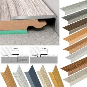 Laminate Floor Edge Profile Trims Door Threshold 1m Long