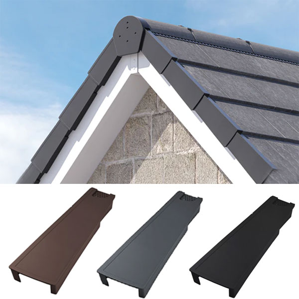 U Round Dry Verge PVC Roof Kit