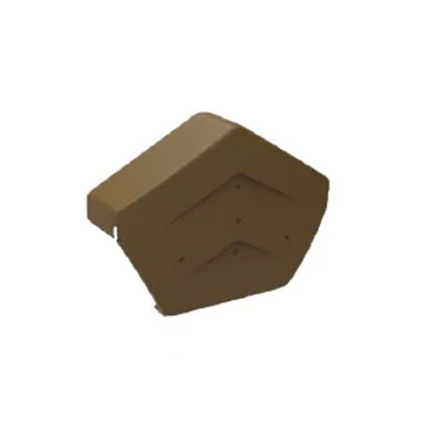 Ridge End Cap for Dry Verge Morter Free Systems