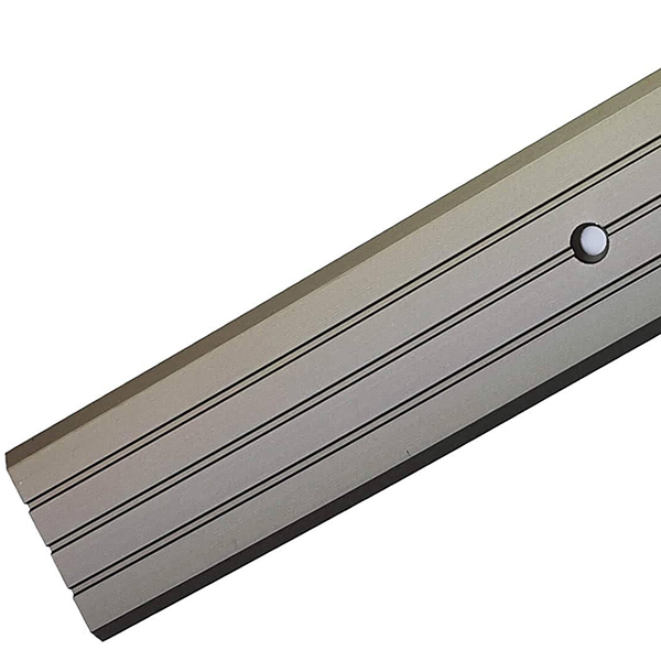 40mm Wide Robust Aluminium Rail Drilled For Doorways And Room Entryways