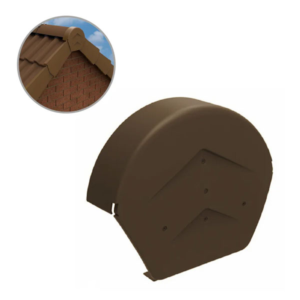 Round Ridge End Dry Verge Roof Kit System