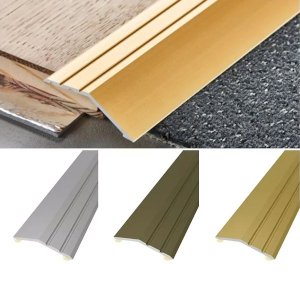 Self Adhesive Anodised Aluminium Door Floor Bar Edge Trim Threshold Ramp