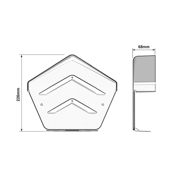 Square PVC Dry Verge Roof Kit