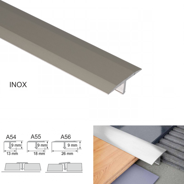 T Bar Anodised Aluminium Threshold Trim Transition Trim For Tiles