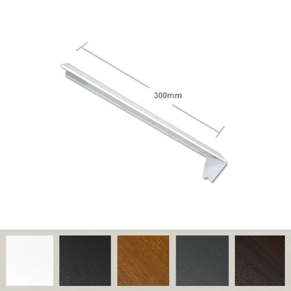 Durable UPVC External Fascia Trim Corner 135 Degrees